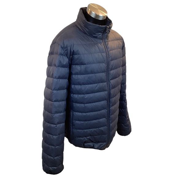 Heat Keep Ultra-Light Down Jacket Navy - Picture 5 of 11